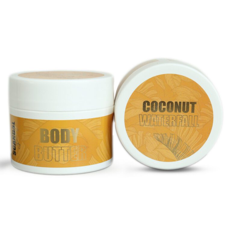 BODY BUTTER SCANDAL TOUCH “COCONUT WATERFALL” ΜΕ ΑΡΩΜΑ ΒΑΝΙΛΙΑΣ – καρύδας και κρίνος της κοιλάδας, 200ML