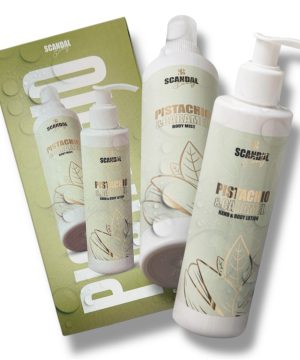 ΣΕΤ ΠΕΡΙΠΟΙΗΣΗΣ ΣΩΜΑΤΟΣ “PISTACHIO & CARAMEL” – ΛΟΣΙΟΝ & ΣΠΡΕΪ (2X200ML)