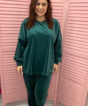 Φόρμα βελούδινη - κυπαρισσί