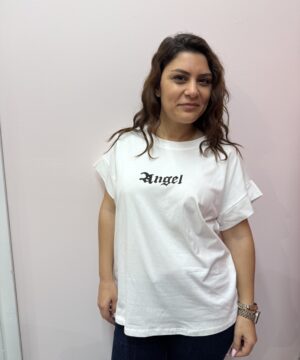 Alternative view of Μπλούζα Angel ‘φτερά’ – λευκό