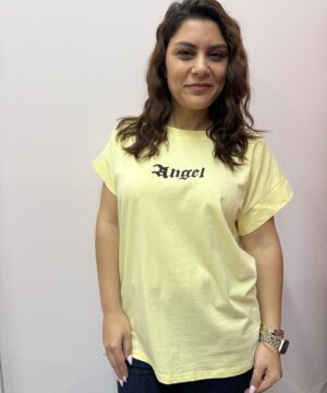 Alternative view of Μπλούζα Angel ‘φτερά’ – κίτρινο