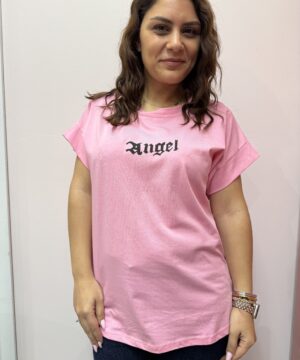 Alternative view of Μπλούζα Angel ‘φτερά’ – ροζ