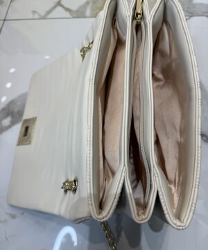 Alternative view of Τσάντα ώμου / χιαστί κρεμ - Ari Georgio