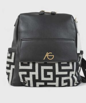 Backpack μαύρο / μαίανδρος - Ari Giorgio