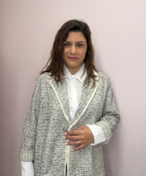 Σακάκι σενίλ - βανίλια