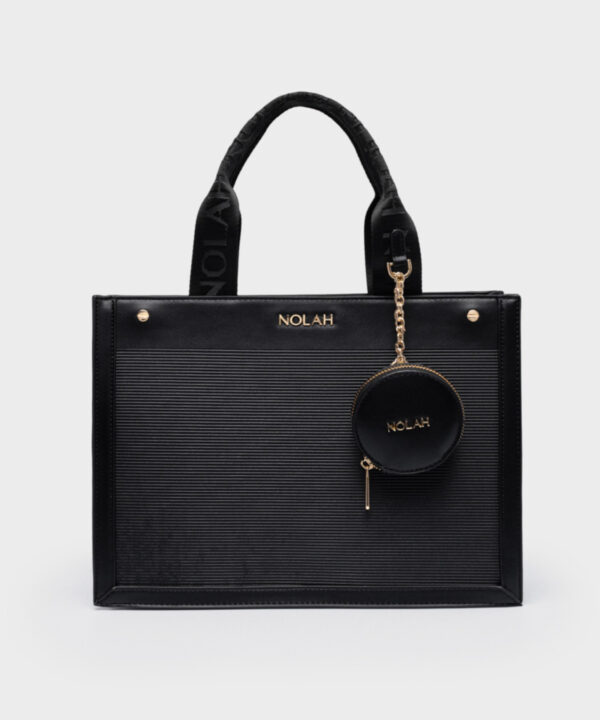 Tote Black Light Gold